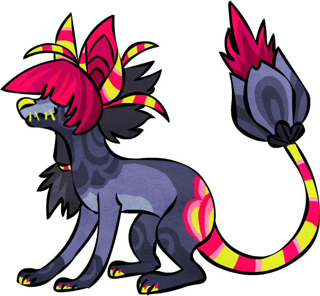 Flower Critter Aplis By Griffsnuff - Cartoon (661x625)