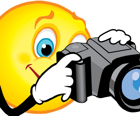 Smiley Face With Camera (460x379)