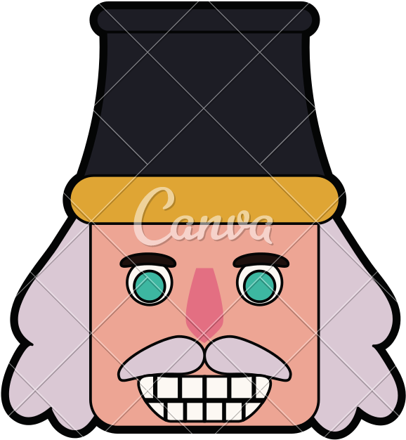Nutcracker Head - Cartoon (800x800)