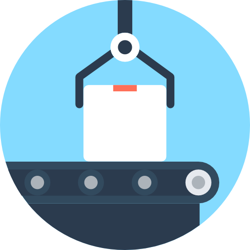 Engineering And Manufacturing - Manufacturing Flat Icon (512x512)
