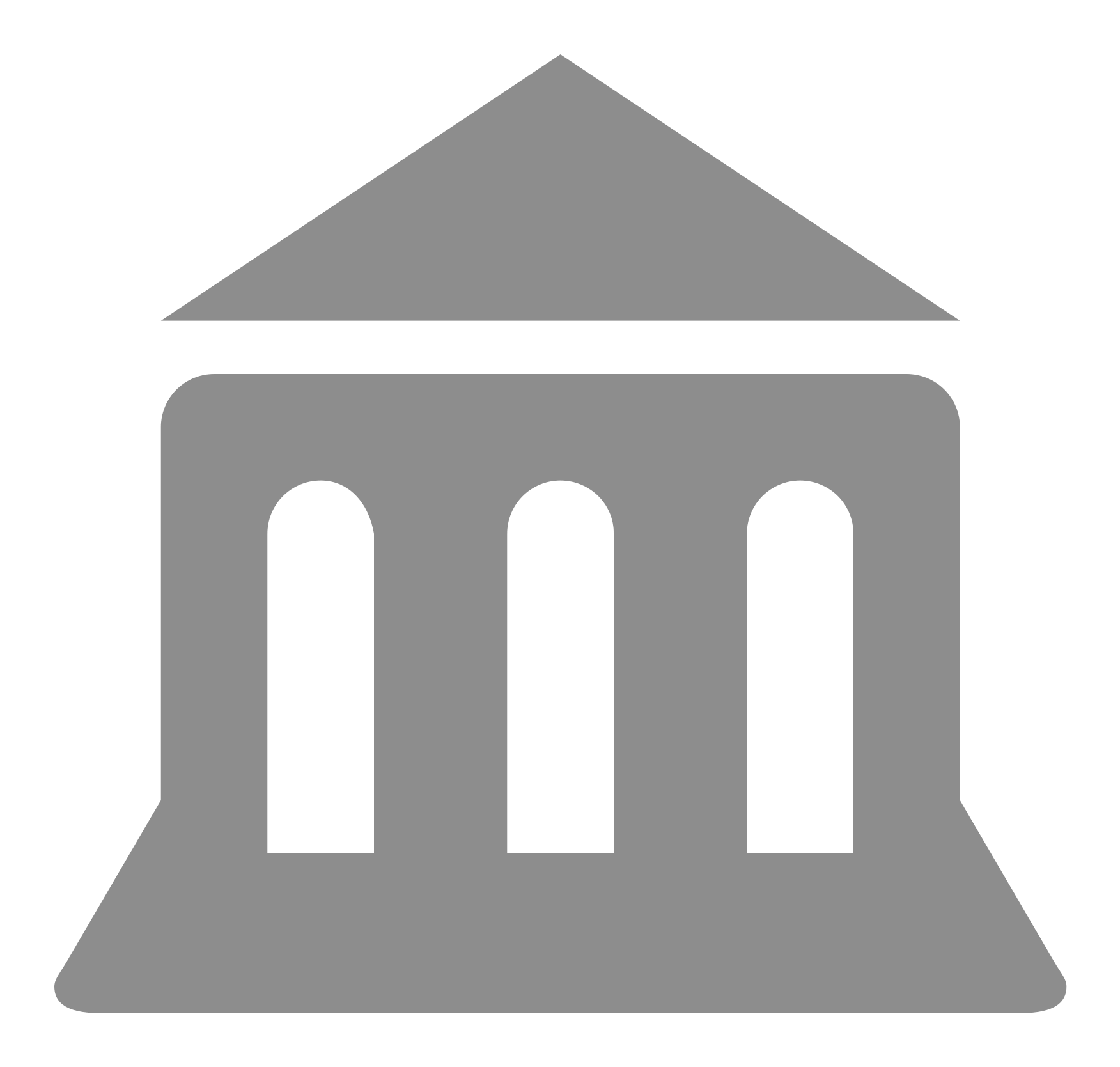 Open - Town Hall Icon Png (2000x2000)