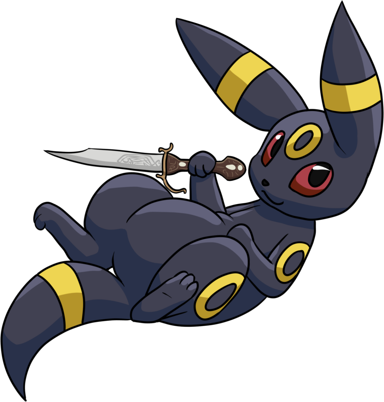 Pikachu Clipart Knife - Tf2 Umbreon (1221x1280)