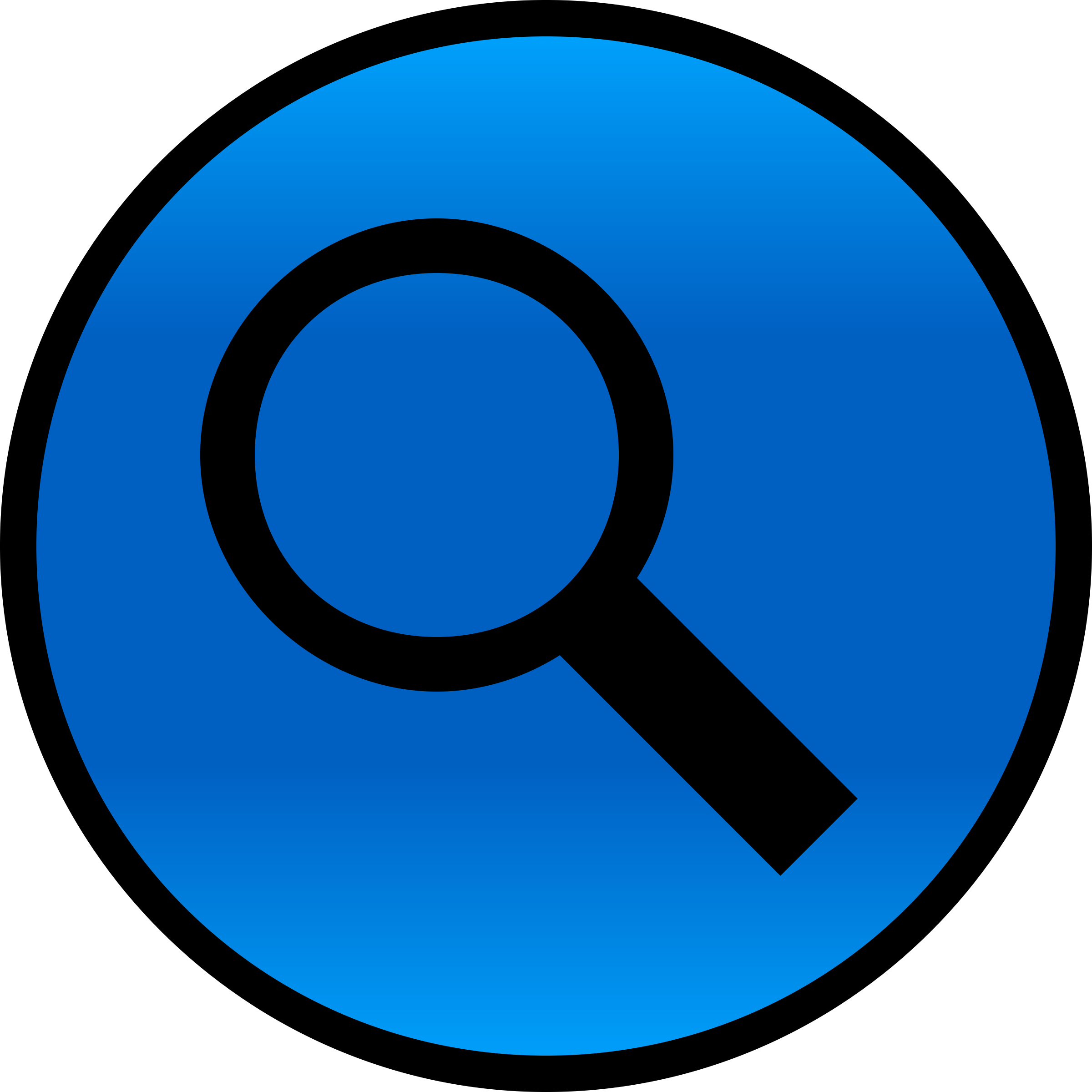 Big Image - Zoom Button Blue (2400x2400)
