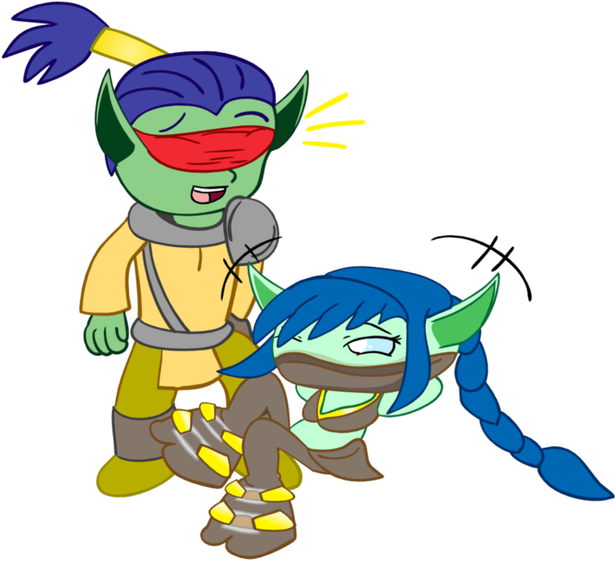 Skylanders Stealth Elf - Skylanders Stealth Elf Tied Up (894x894)