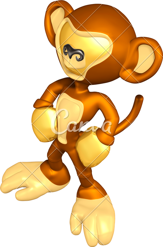 Guy Monkey - Cartoon (529x800)