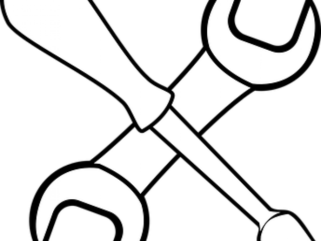 Construction Clipart Black And White (640x480)