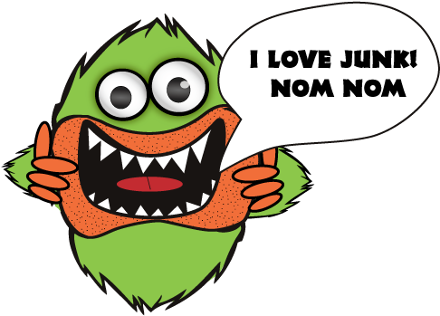 About Junk Gobbler - Cartoon (516x366)