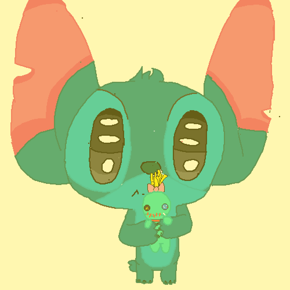 Stitch And Scrump - Cartoon (1000x1000)