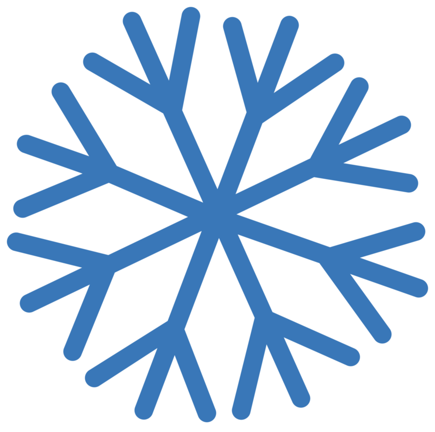 Sparkle Clipart Snowflake - Simple Snowflake Transparent Background (897x890)