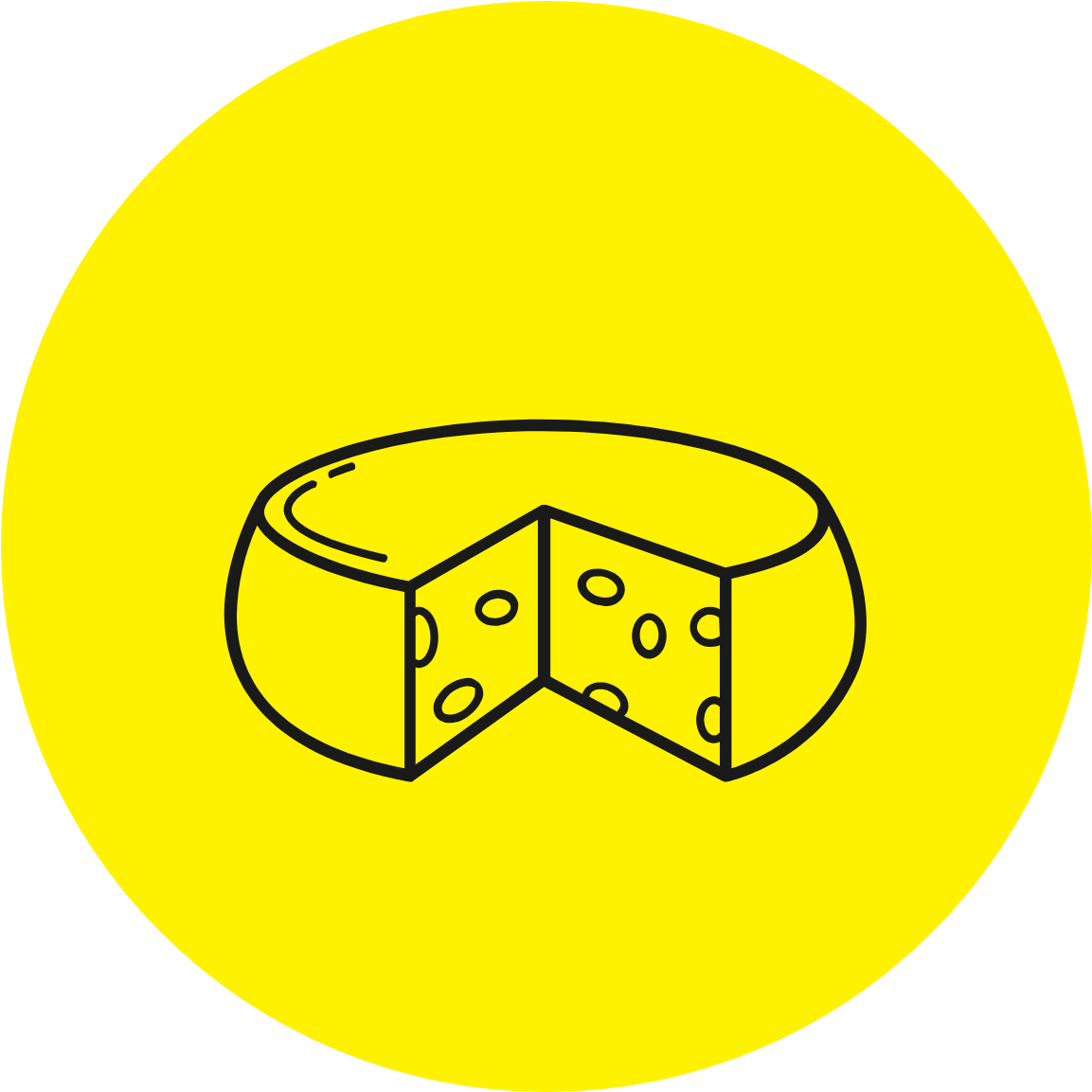Cheese Clipart Noun - Circle (1200x1200)