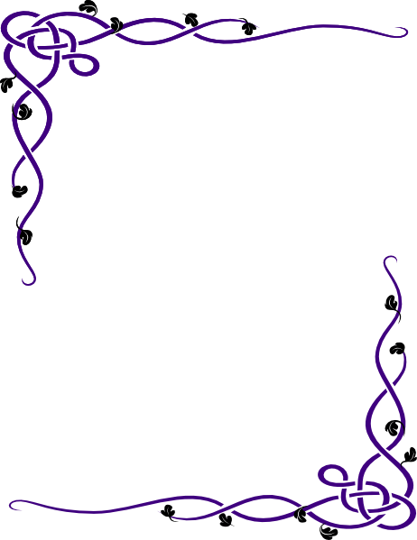 Bridal Shower Border Clipart (462x599)