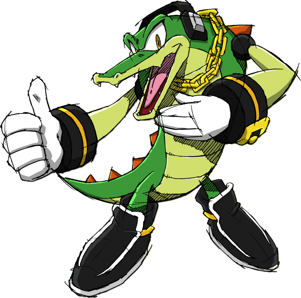 Vector The Crocodile Fanart (1024x1016)