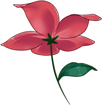 Practice Clipart - Rosa Glauca (389x387)