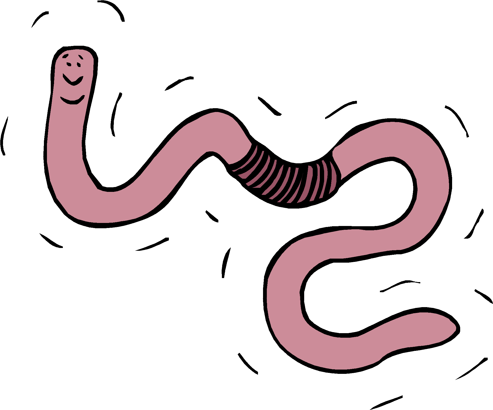 Office Clip Art - Worm Wiggle (2050x1692)