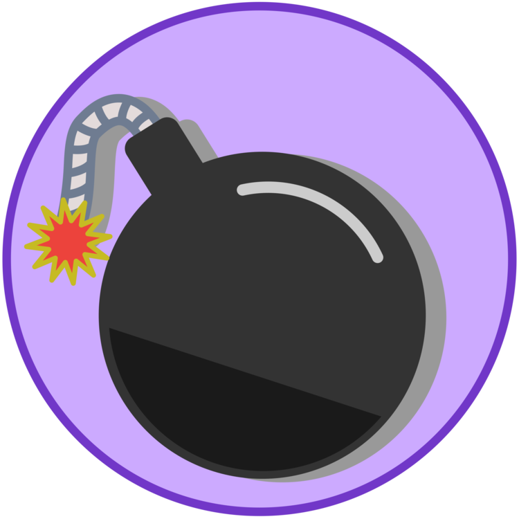 Computer Icons Bomb Emoticon Argument - Circle (750x750)