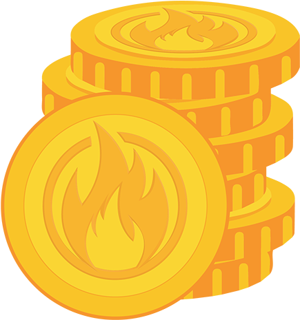 Coins Clipart Simple Interest - Circle (457x572)