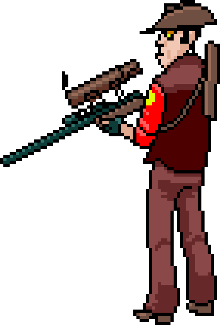 Sniper - Cartoon (1200x1100)