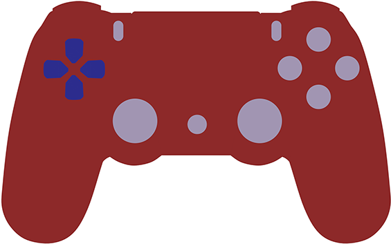 Playstation Controller Clip Art - Ps4 Controller Clipart (600x450)