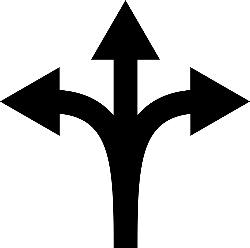 Triple Arrow Comments - Map Move Icon (980x974)