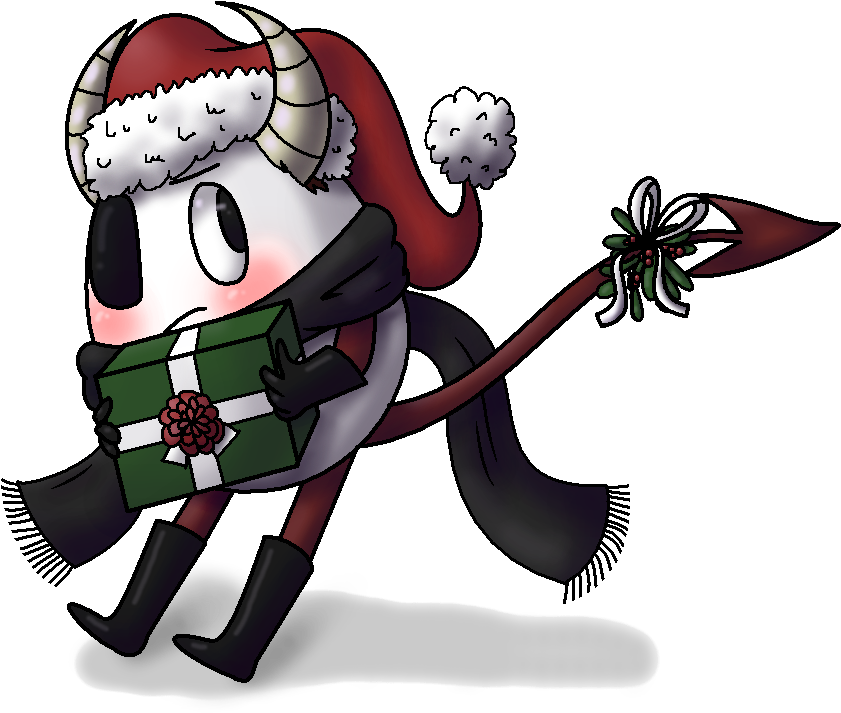 ~merry Christmas~ By Ask The Deviled Egg - Cartoon (895x763)