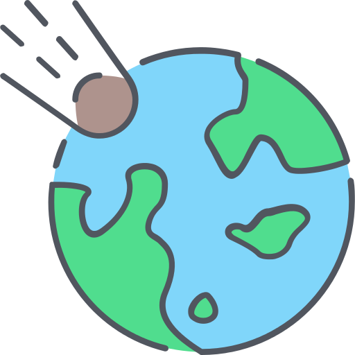 Asteroid Asteroid Png File - Icon (512x512)