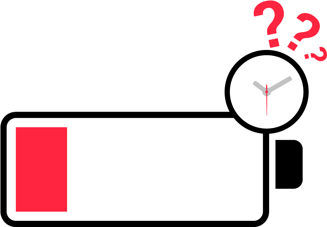 Battery Life Time Countdown - Battery Life Time Countdown (1600x752)