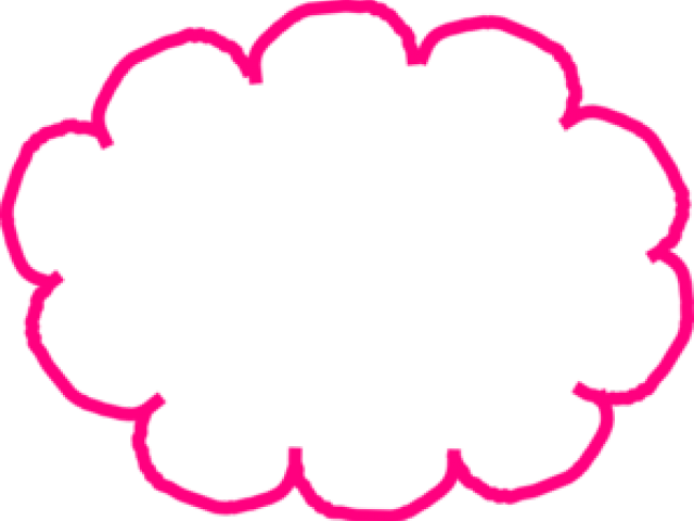 Cloud Bubble Clipart (640x480)