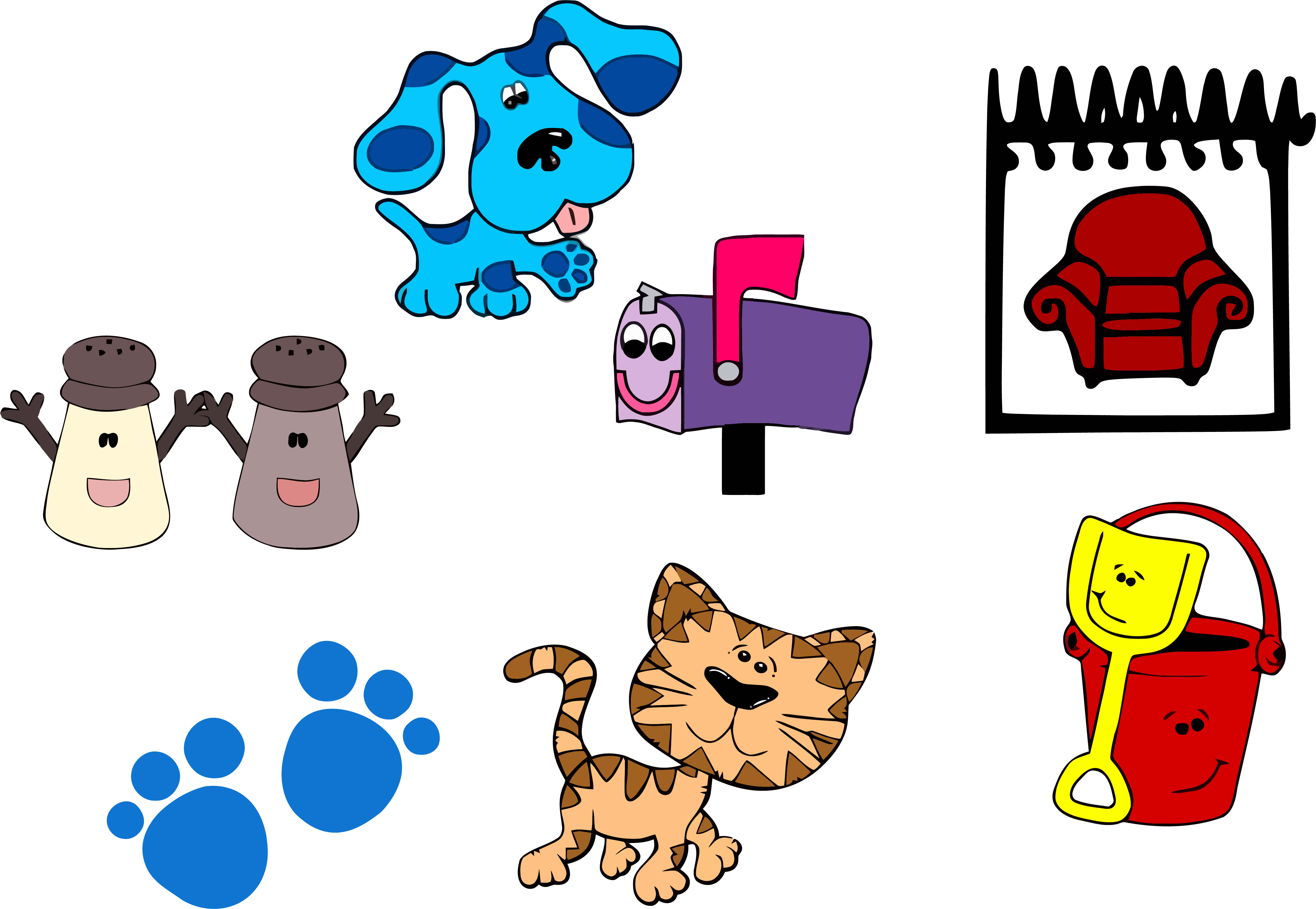Blues Clues Clipart (4806x3319)