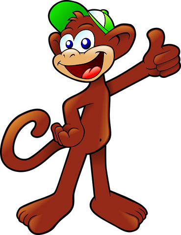 Monkey With A Cap (369x480)