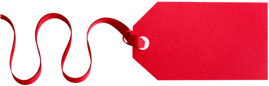 Red Gift Tag - Red Gift Tag (550x299)
