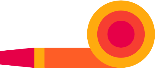 Transparent Background Party Blower Png (512x512)