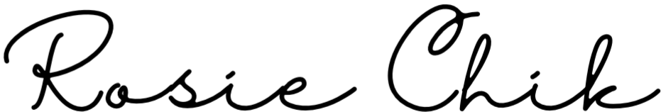 Rosie Chik Sig - Calligraphy (982x201)
