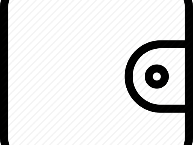Debit Card Clipart Black Wallet - Circle (640x480)