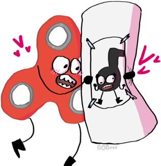 Boogie Board Boss - Cartoon (400x339)