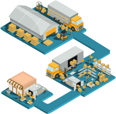 Buy Wholesale Items - Isometric Logistic (500x503)