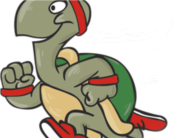 Turtle Clipart Run - Turtle Racing (640x480)