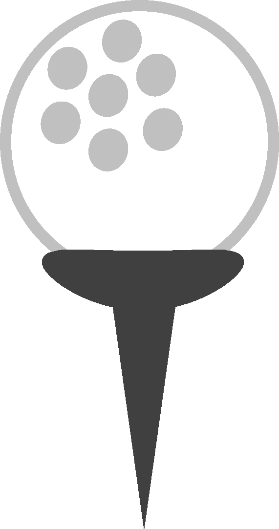 Kisekae 2 Prop - Golf Ball Tee Outline (571x1083)