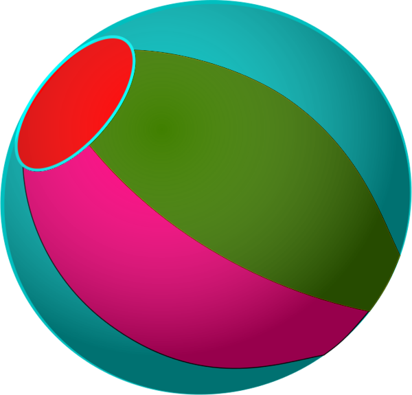 Beach Ball Clipart - Beach (600x575)