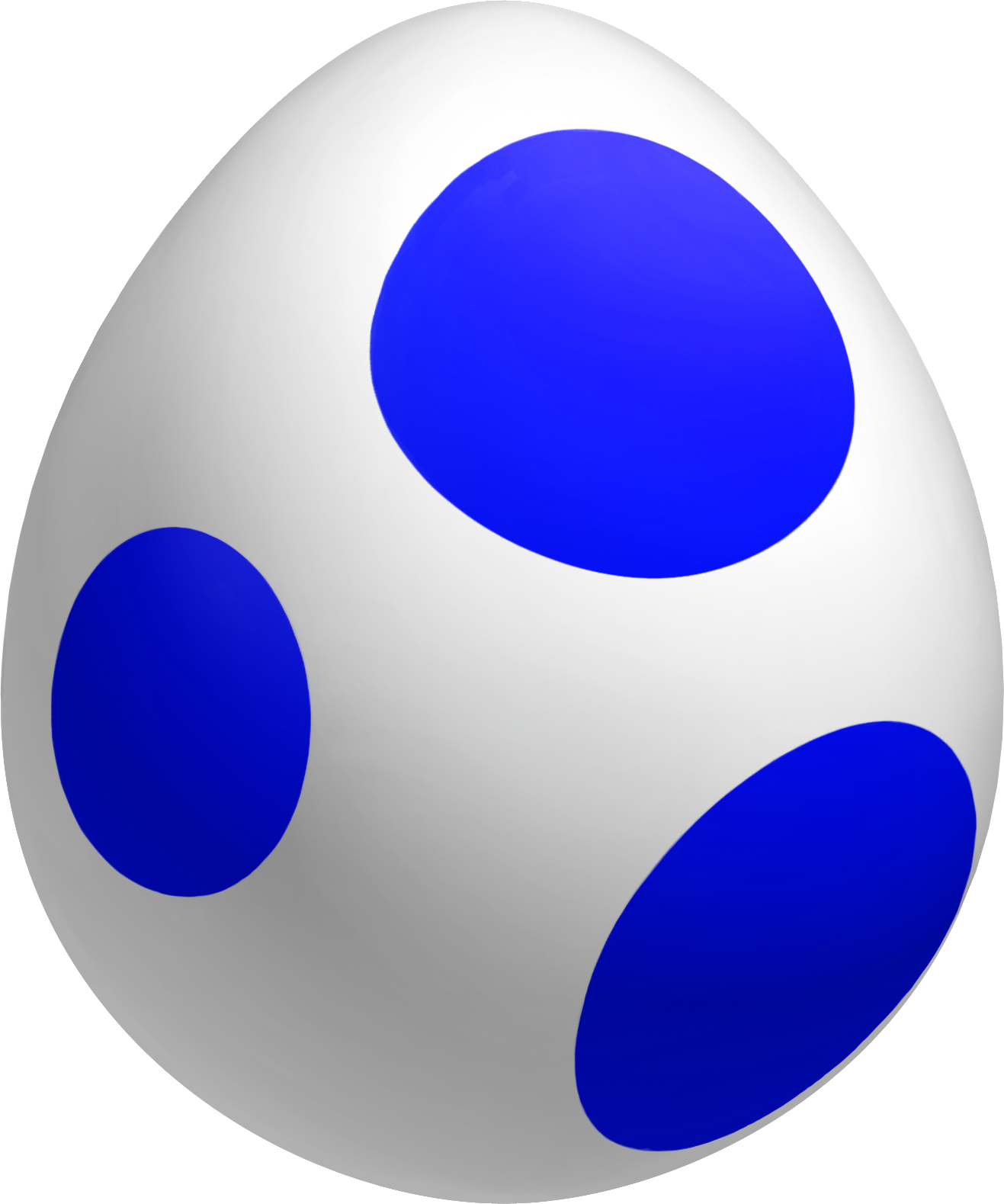 Blue Yoshi Egg - Blue Yoshi Egg (1317x1579)
