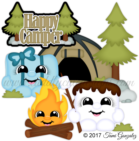 Camping Cuties - Camping (600x600)