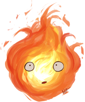 Howl'# Moving Castle Fire Guy - Calcifer (420x420)