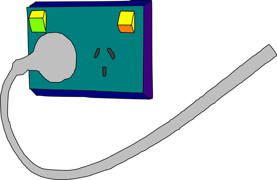 Wall Clipart Plug In - Electrical Socket Clip Art (960x623)
