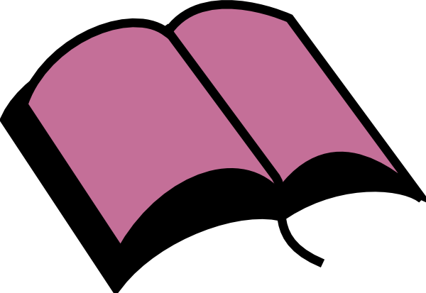 Open Bible Clip Art (600x413)