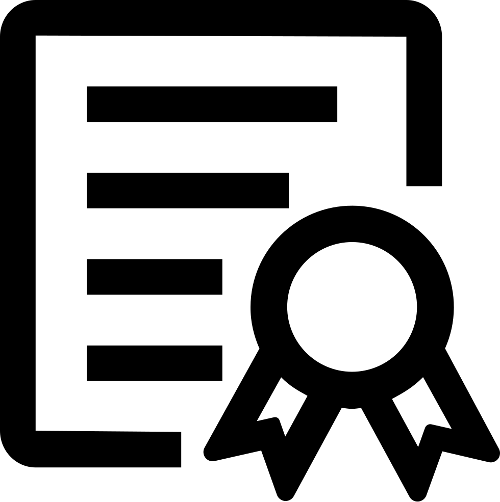 Free Certificate Font - Certification (980x985)