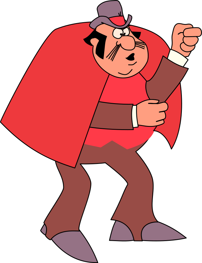 Fix - Cartoon Character With Sideburns (692x900)