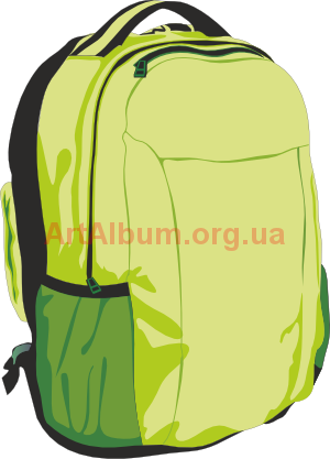 Backpack Clipart - Backpack (300x417)