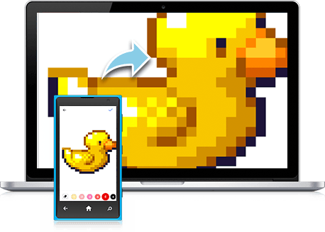 Play Pixel Art Book Coloring Games On Pc - Pixel (458x328)