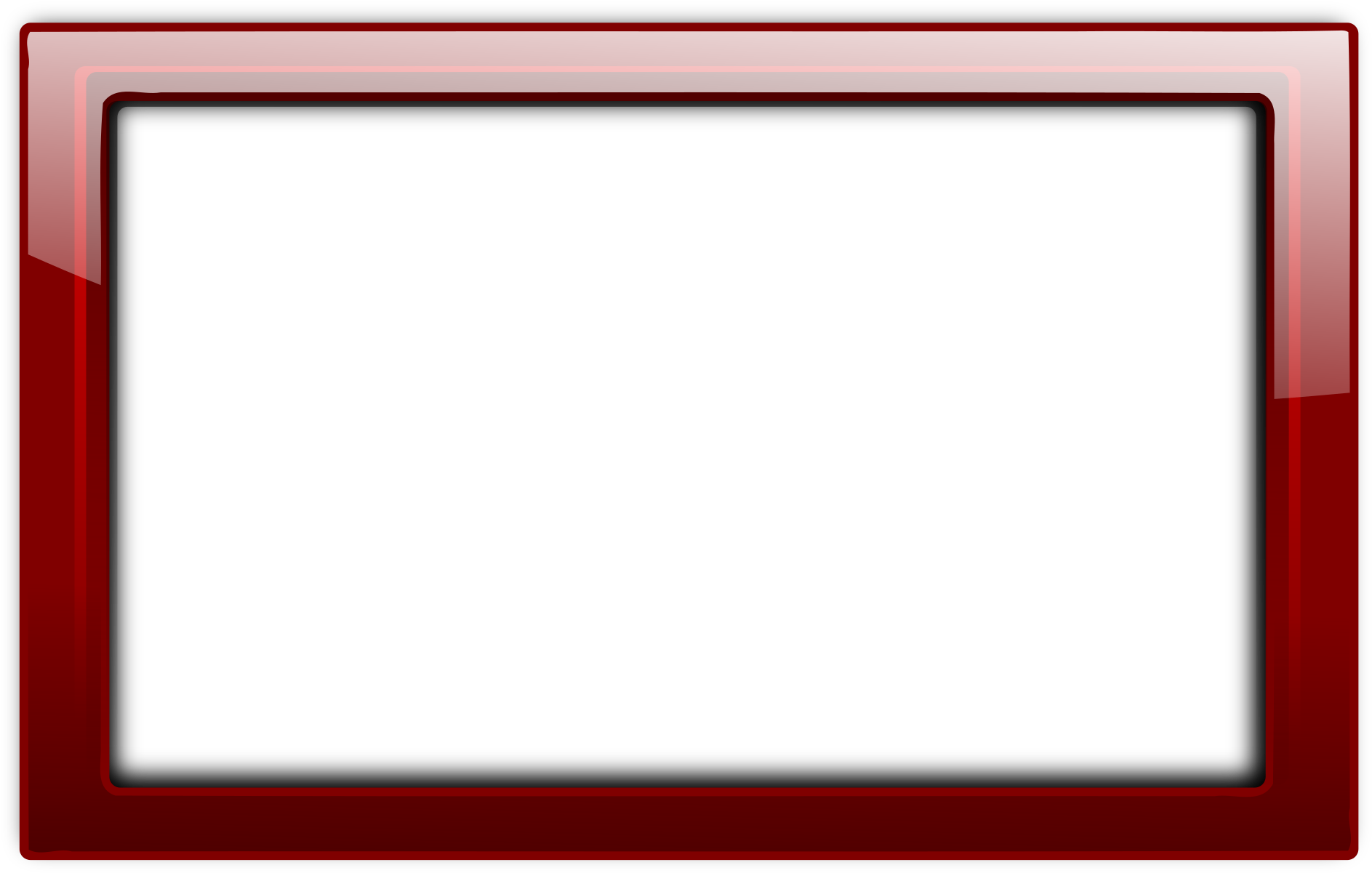 Frame Big Image Png - Red Frame (2400x2383)