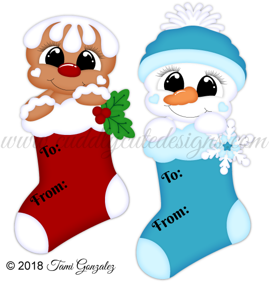 Christmas Pet Tags - Cartoon (600x600)