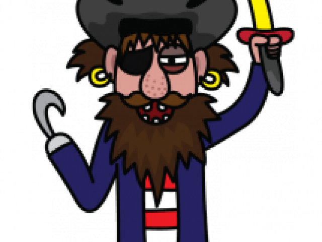 Drawn Pirate Step By Step - Cartoon (640x480)